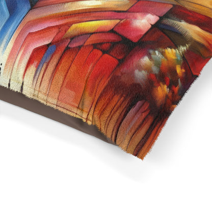 Anchored Tenets Abstraction Pet Bed