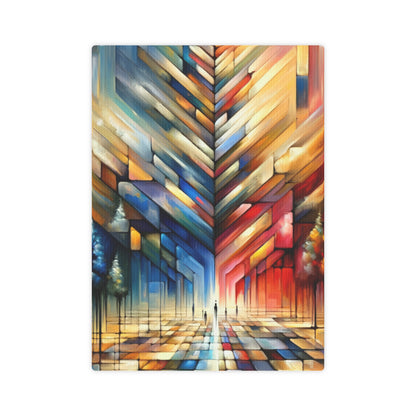 Anchored Tenets Abstraction Canvas Photo Tile