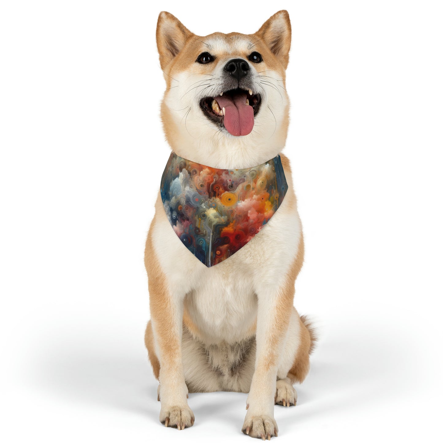 Abstract Beliefs Reflection Pet Bandana Collar