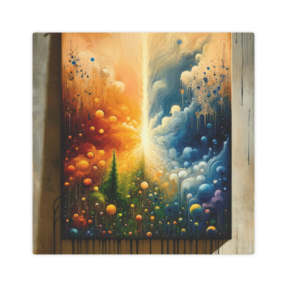 Disconnecting Harmonious Reconnection Canvas Photo Tile