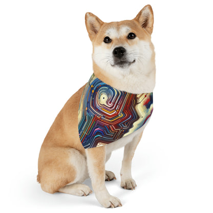 Supportive Digital Empathy Pet Bandana Collar