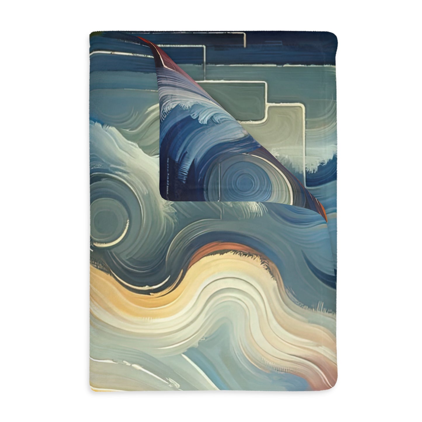 Spiritual Tranquil Sanctuary Velveteen Microfiber Blanket (Two-sided print)