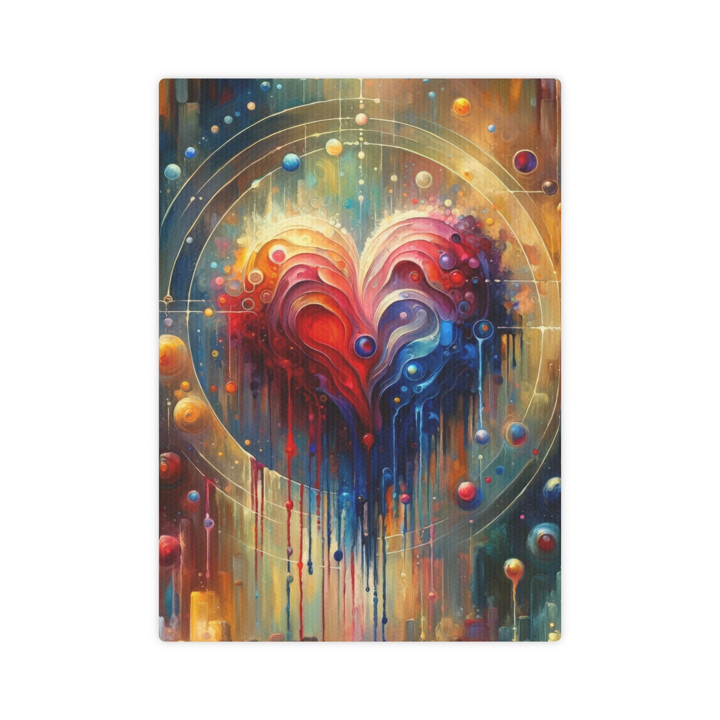 Unified Heart Reflections Canvas Photo Tile