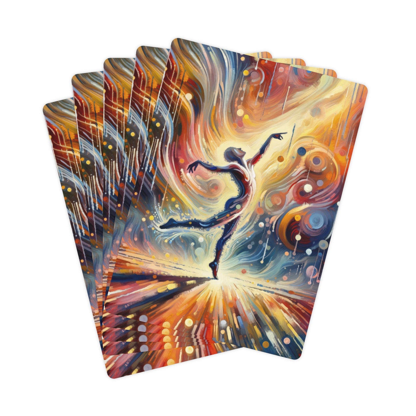 Wholehearted Divine Dance Poker Cards