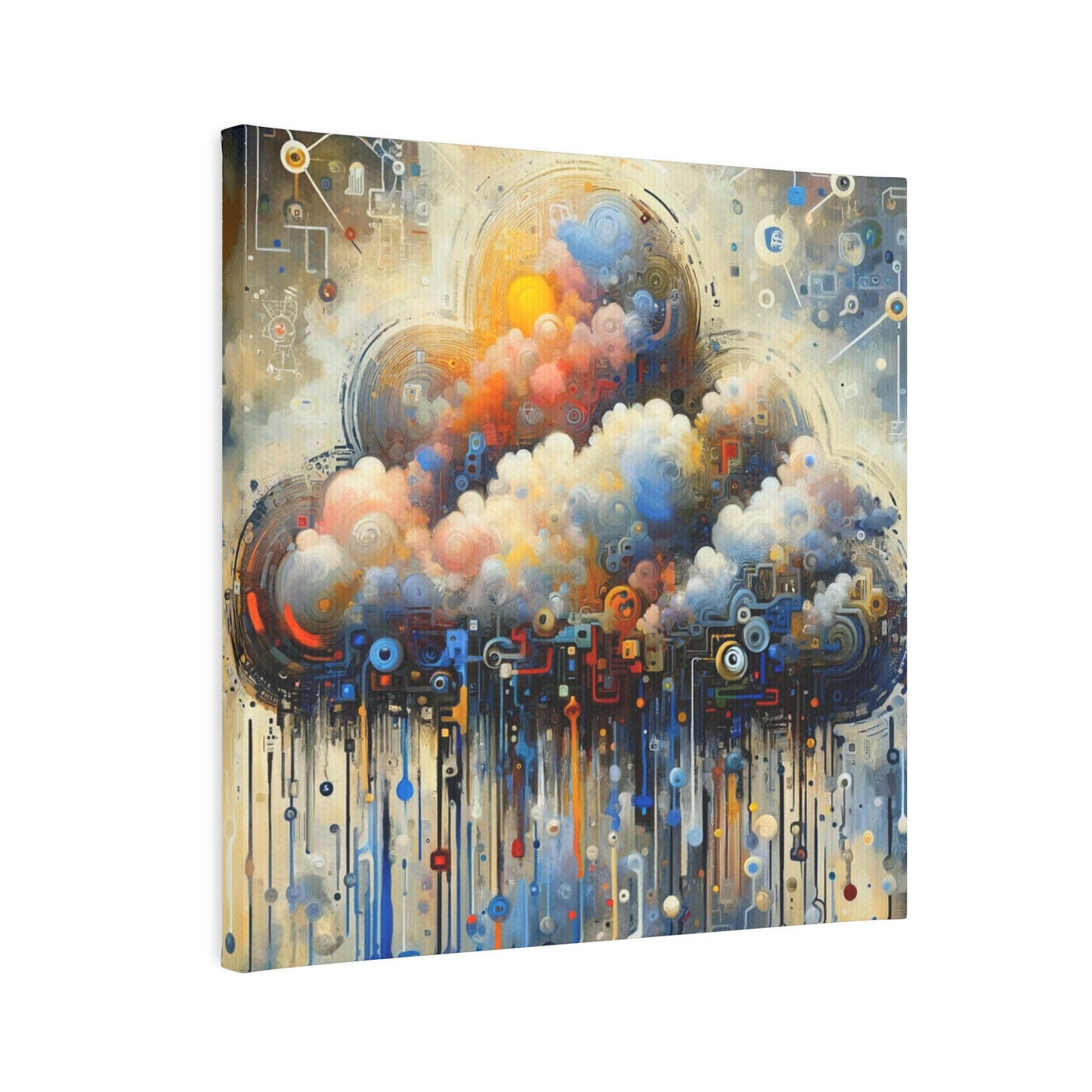 Cloud Community Crafting Canvas Photo Tile