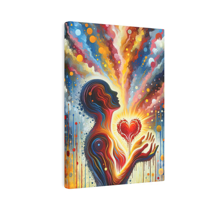 Unified Awakening Heart Canvas Photo Tile