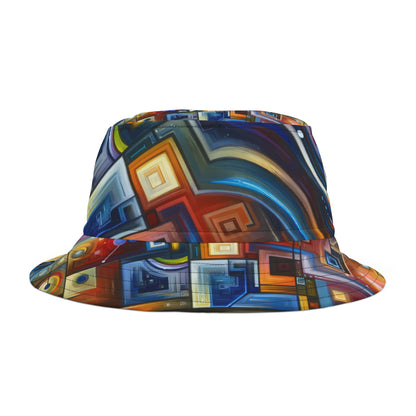 Digital Mindfulness Abstract Bucket Hat (AOP)