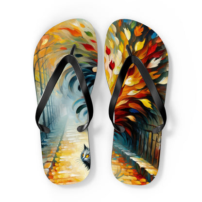 Autumn Whirlwind Escape Flip Flops