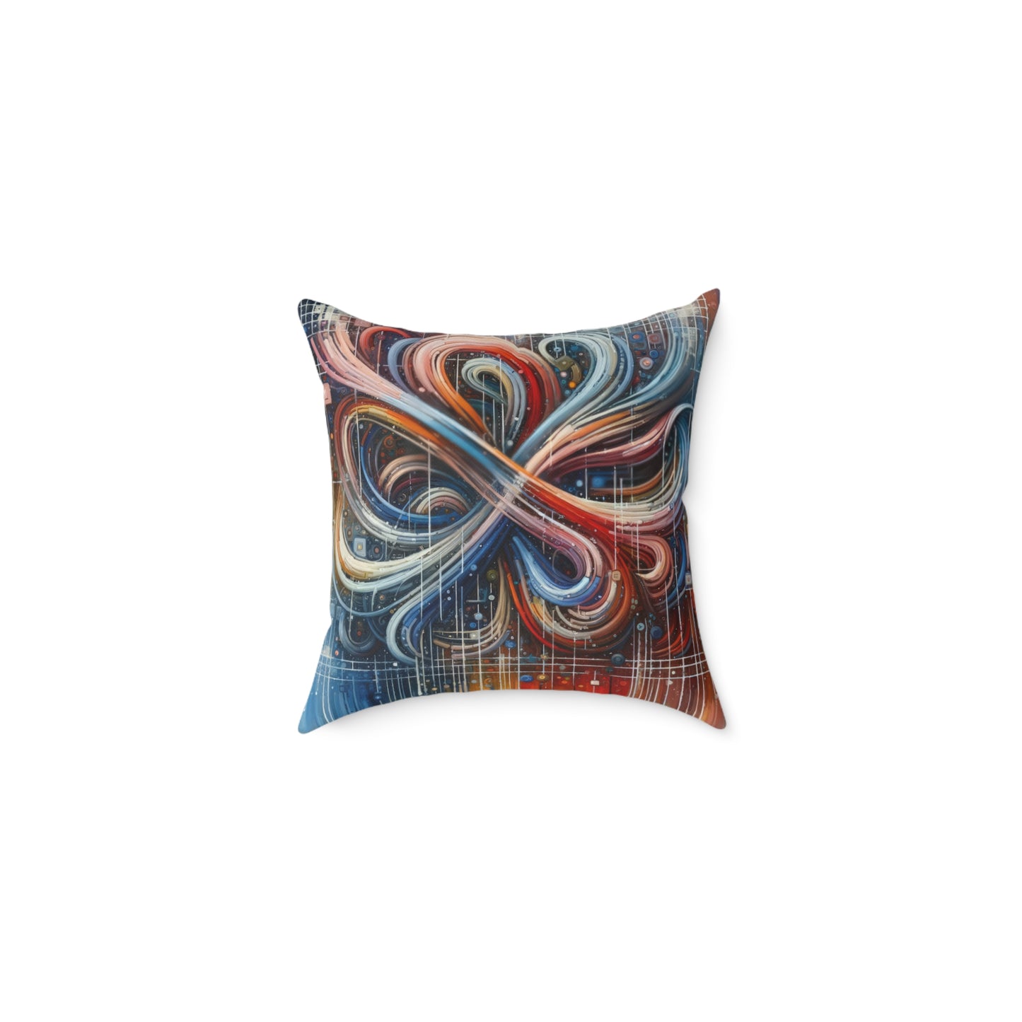Humanity Tapestry Unification Spun Polyester Pillow