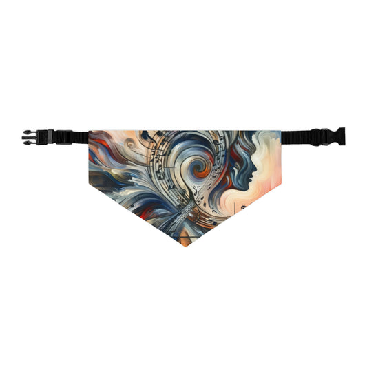 Symphonic Empathic Swirls Pet Bandana Collar