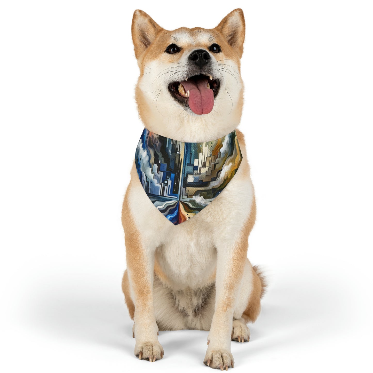 Digital Divide Navigation Pet Bandana Collar