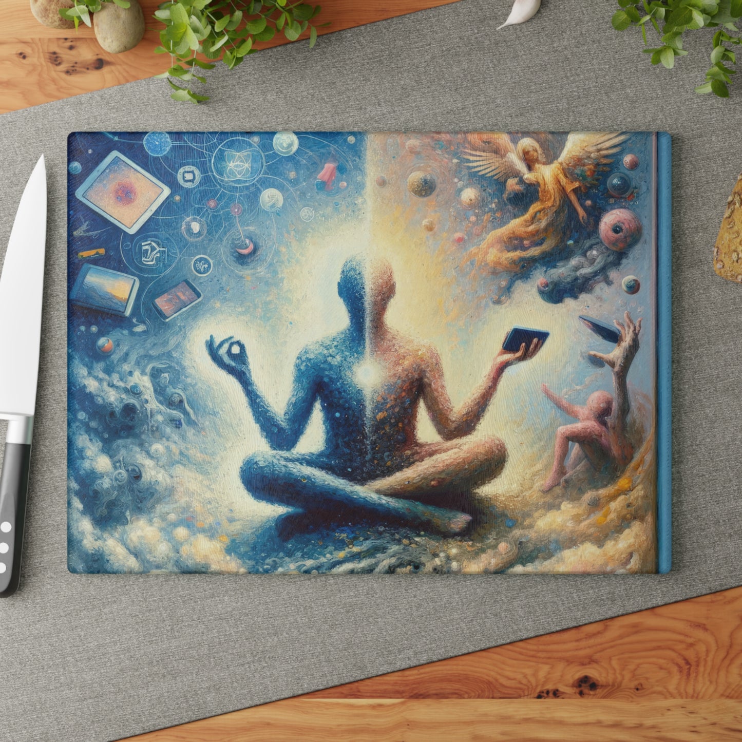 Spiritual Choice Transcendence Glass Cutting Board