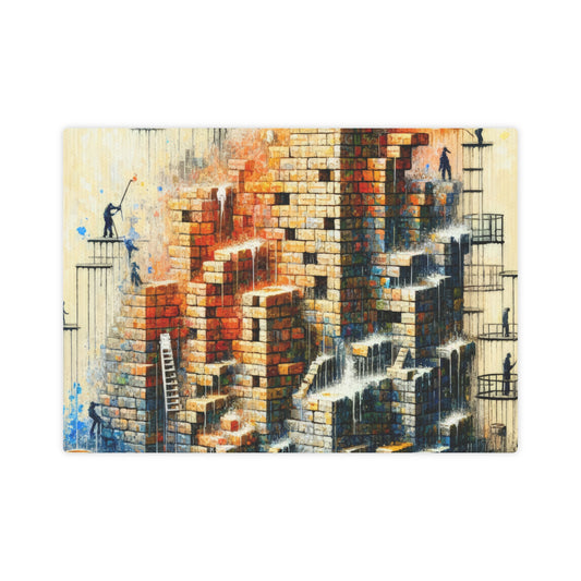 Actions Constructing Society Canvas Photo Tile