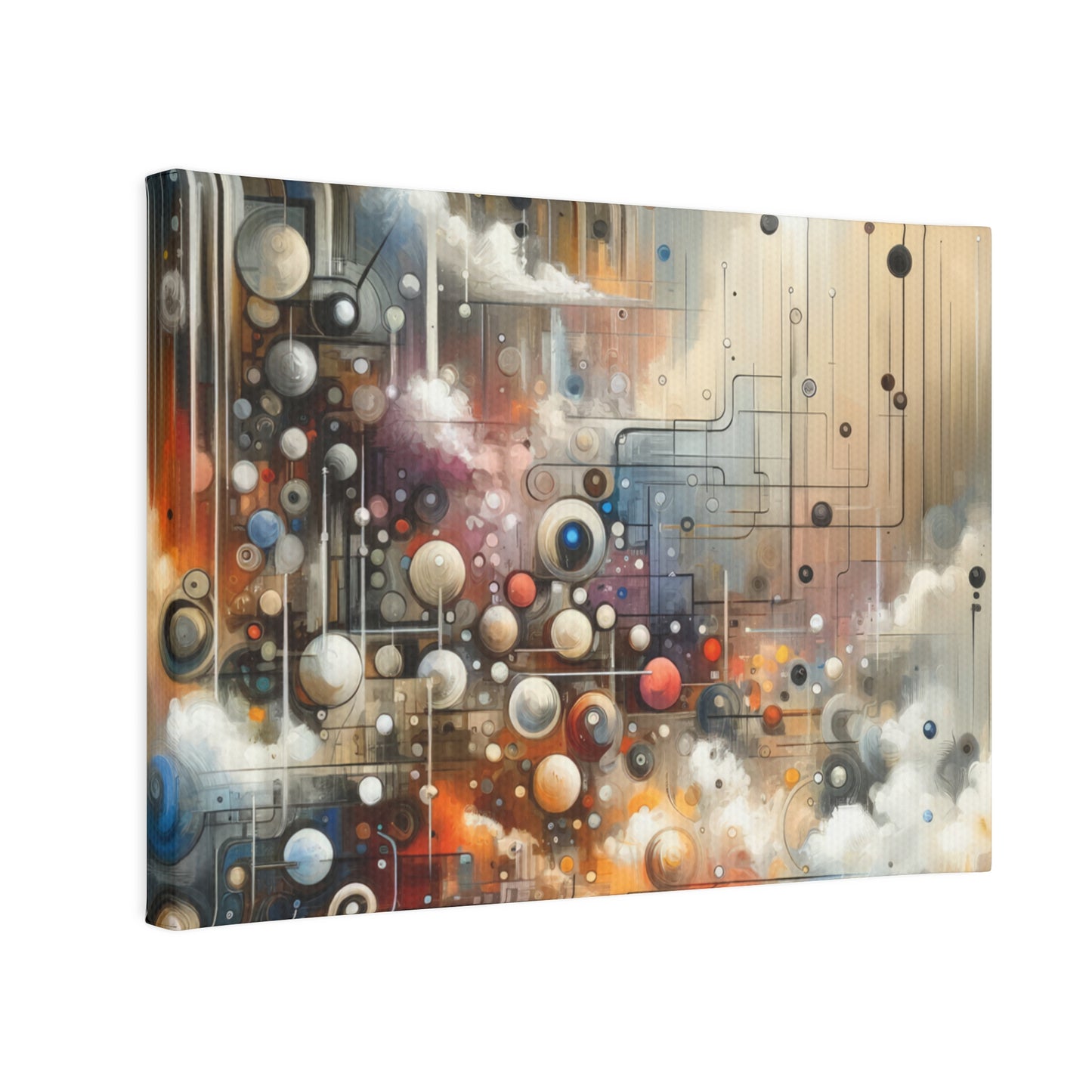 Abstract Mechanical Harmony Canvas Photo Tile