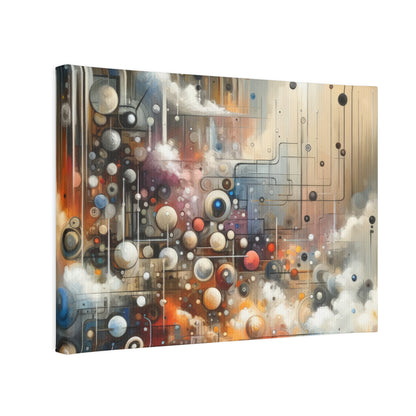 Abstract Mechanical Harmony Canvas Photo Tile