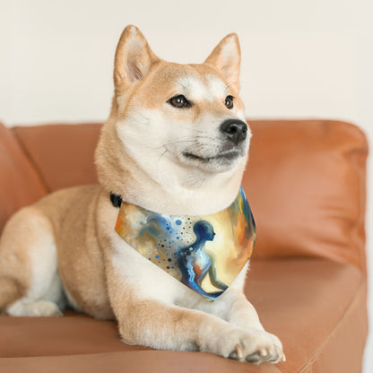 Resonance Abstract Healing Pet Bandana Collar
