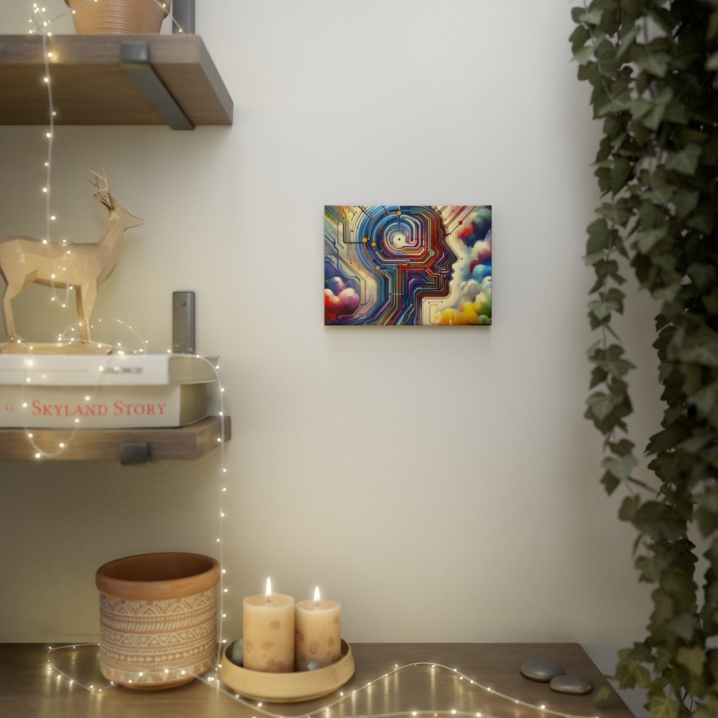 Supportive Digital Empathy Canvas Photo Tile