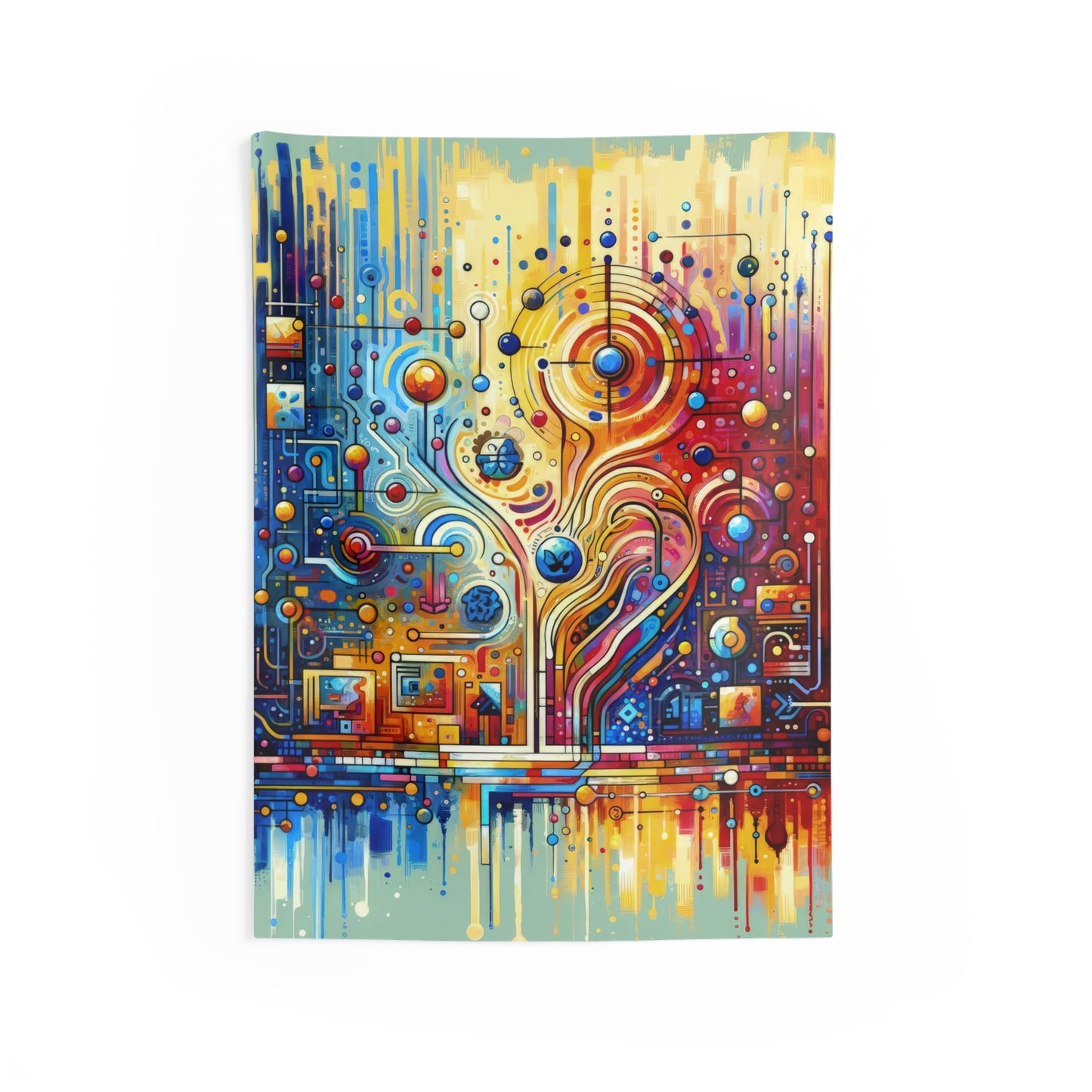 Supportive Divided Empathy Indoor Wall Tapestries