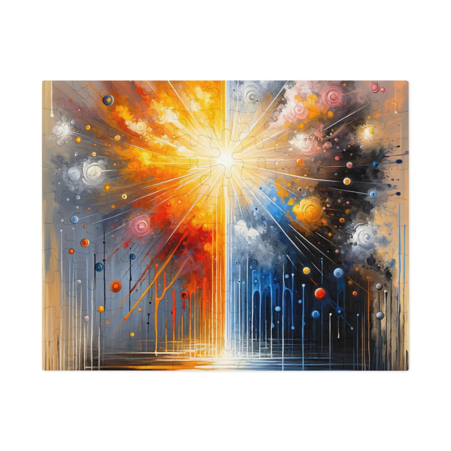 Luminous Abstract Tachism Jigsaw Puzzle (30, 110, 252, 500,1000-Piece)