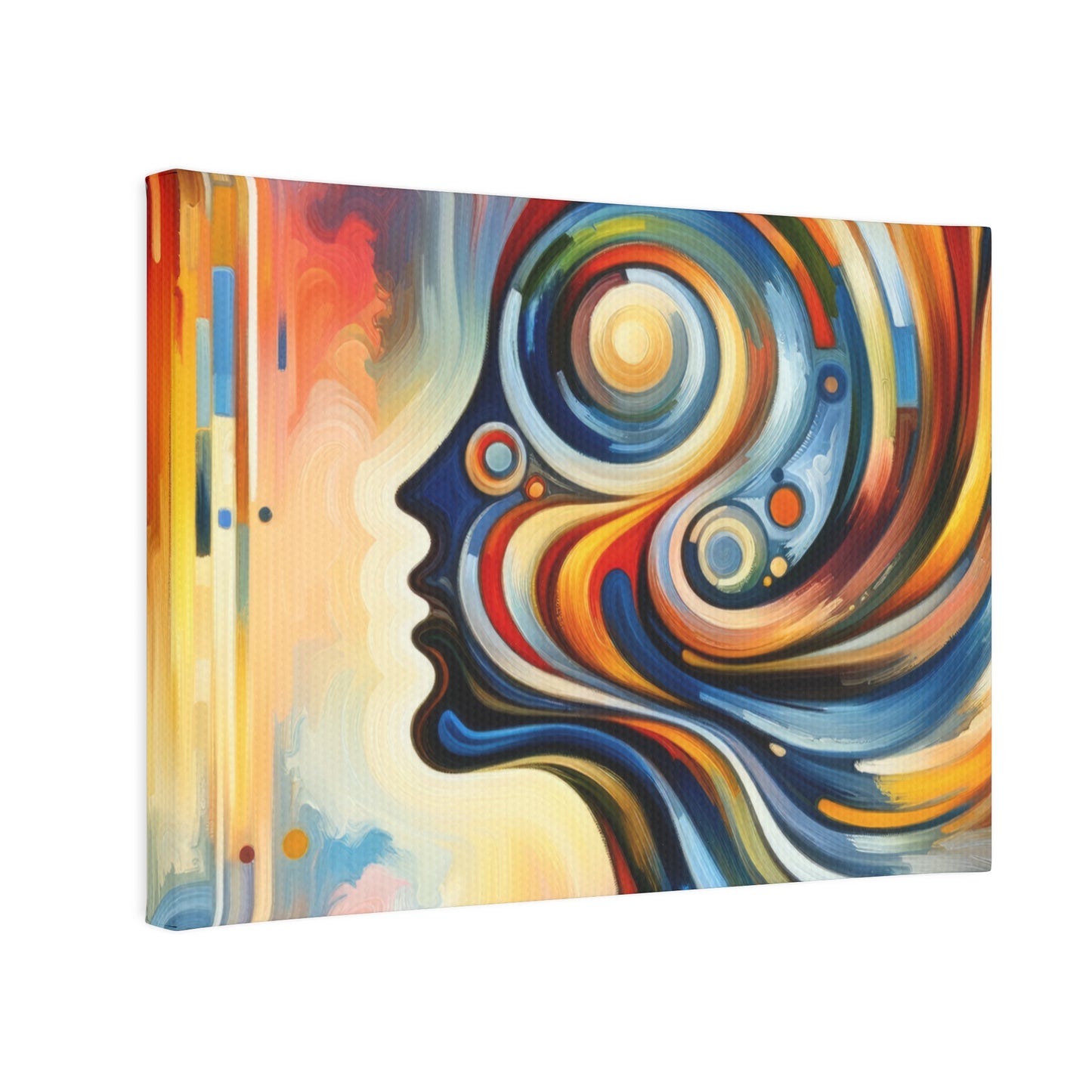 Transformative Harmonic Tachism Canvas Photo Tile