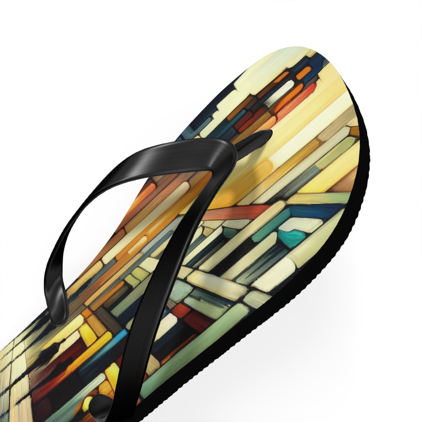 Cobbled Rhythm Heartbeat Flip Flops