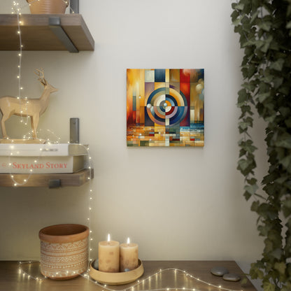 Oneness Through Tachism Canvas Photo Tile