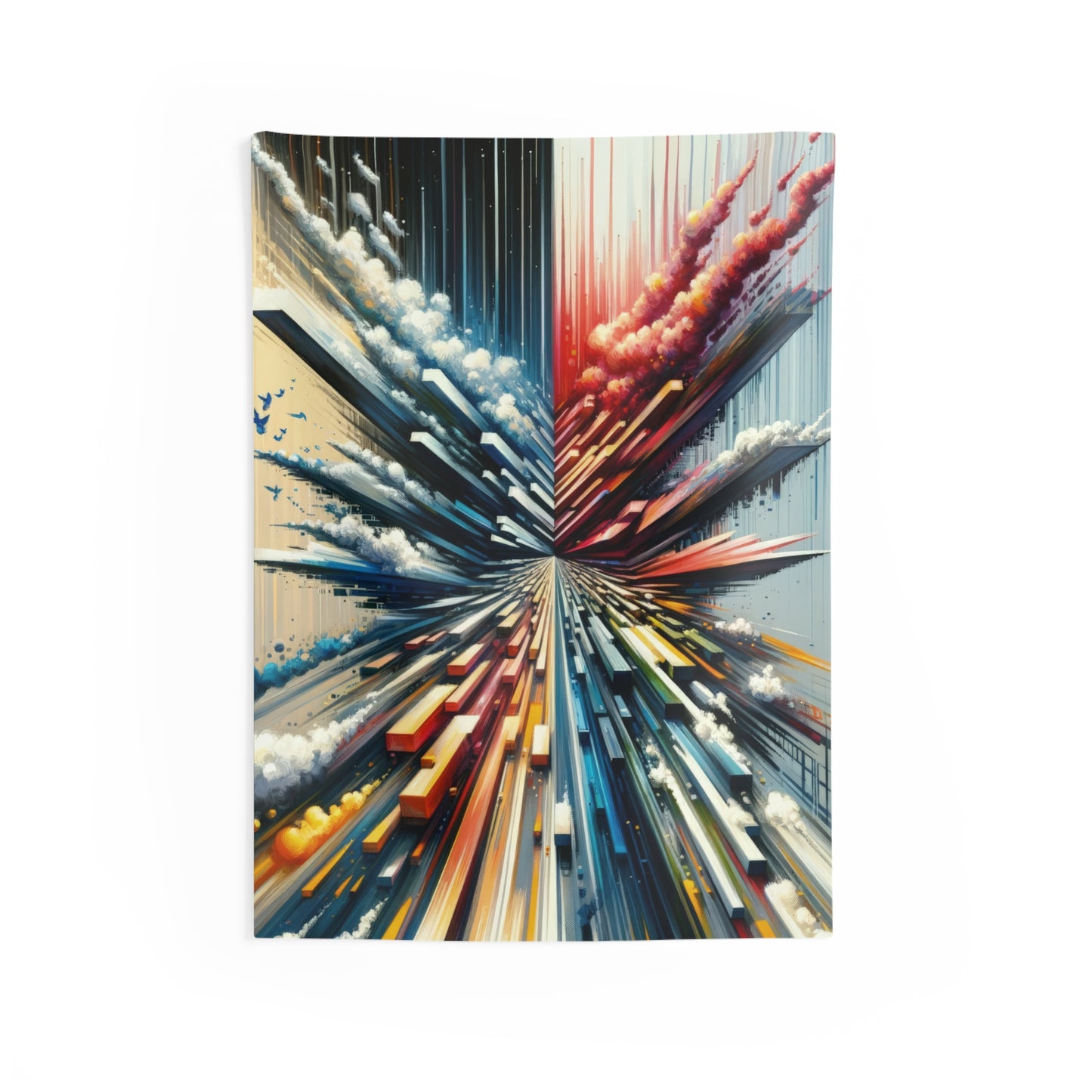 Rapid Perspective Shift Indoor Wall Tapestries