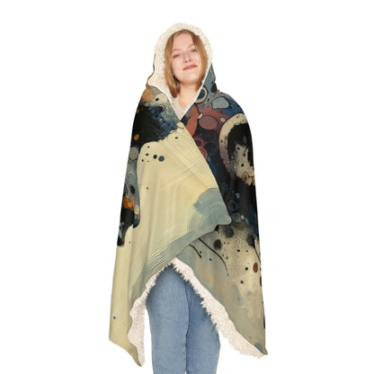 Reflective Tachism Contemplation Snuggle Blanket