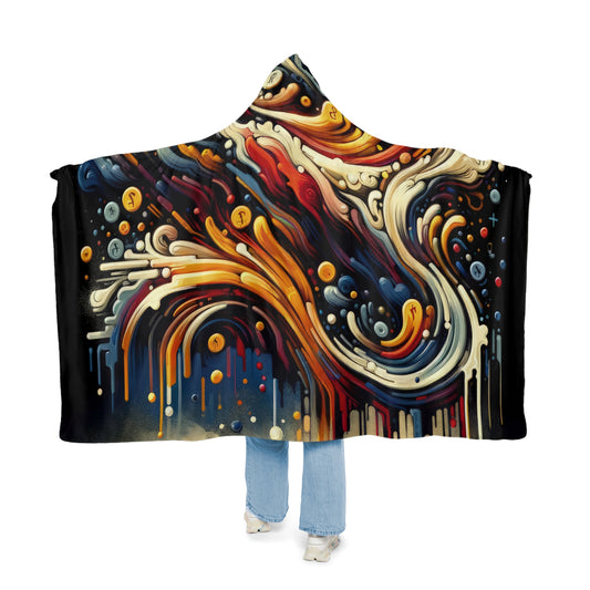 Abstract Financial Flux Snuggle Blanket