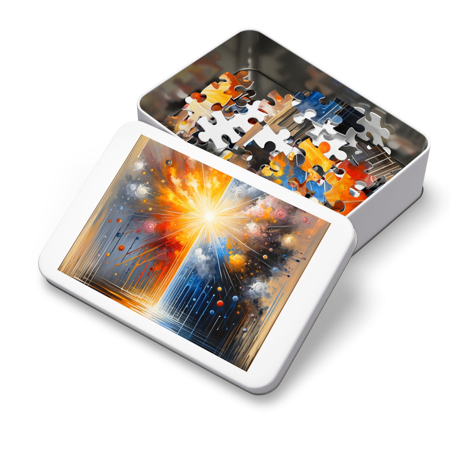 Luminous Abstract Tachism Jigsaw Puzzle (30, 110, 252, 500,1000-Piece)