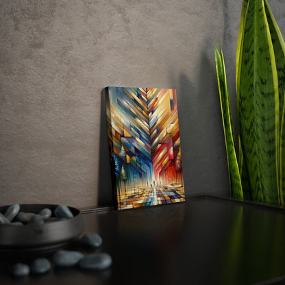 Anchored Tenets Abstraction Canvas Photo Tile