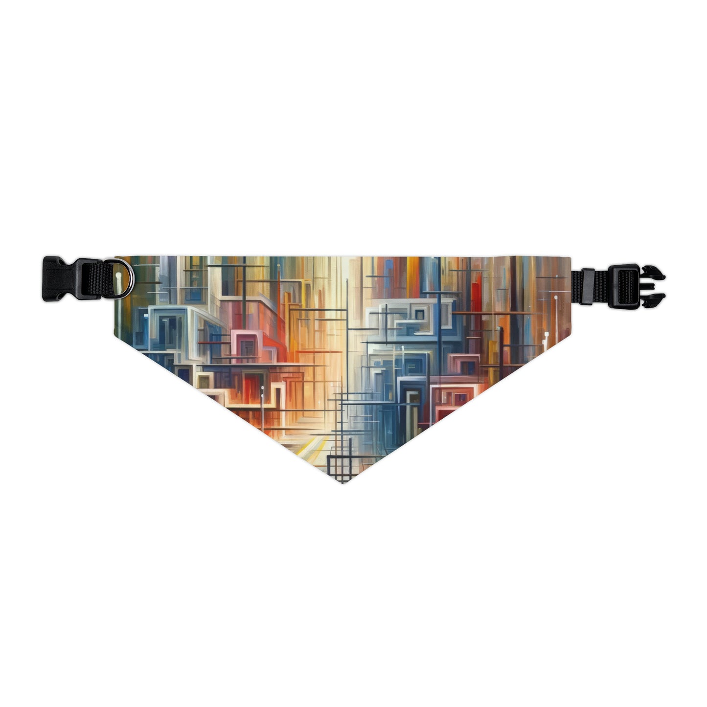 Urban Flow Interconnectedness Pet Bandana Collar