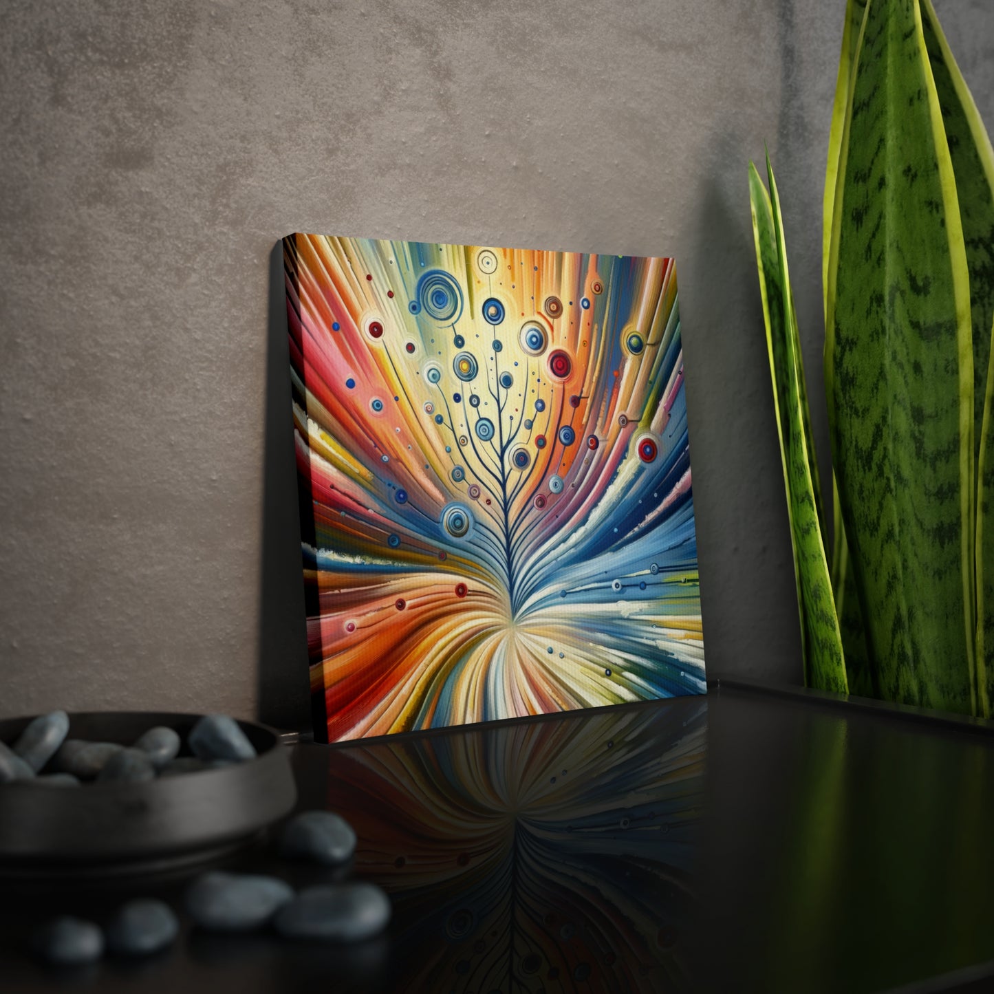 Sustainable Ripple Abstract Canvas Photo Tile