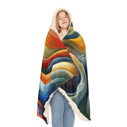 Empathetic Lifeline Abstract Snuggle Blanket