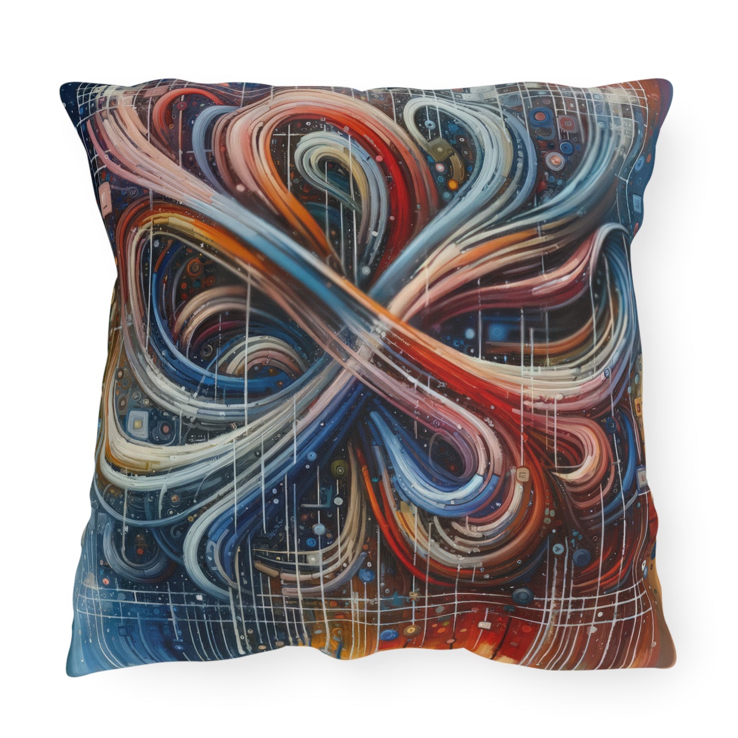 Humanity Tapestry Unification Outdoor Pillows