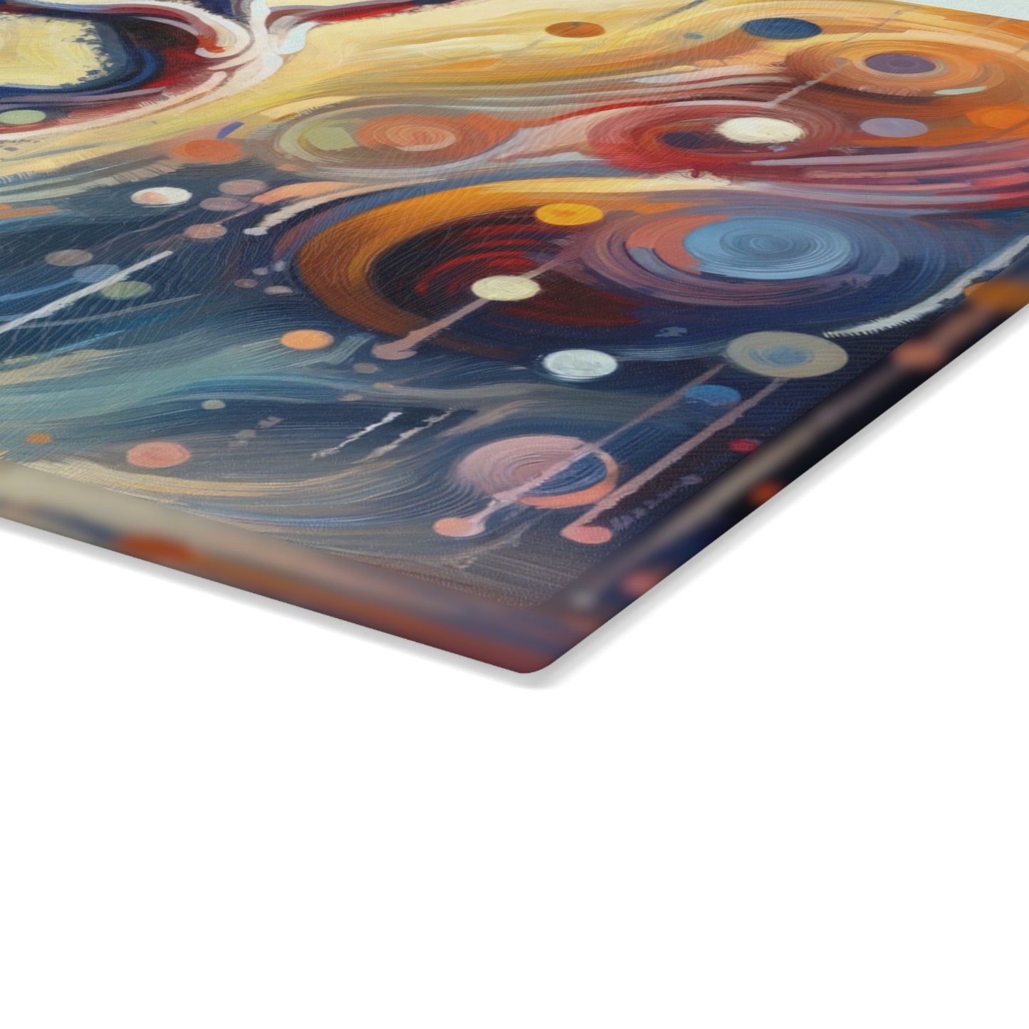 Wholehearted Divine Dance Glass Cutting Board