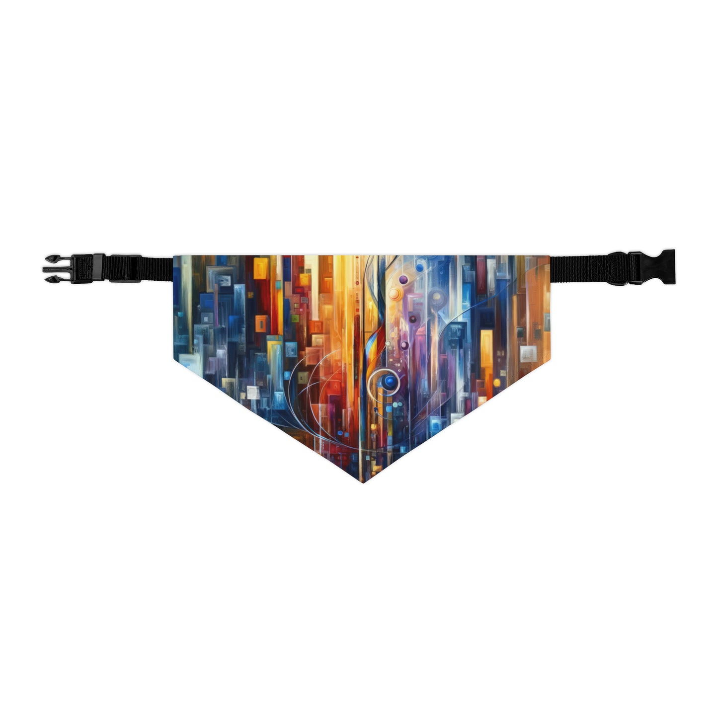 Symphonic Glass Resonance Pet Bandana Collar