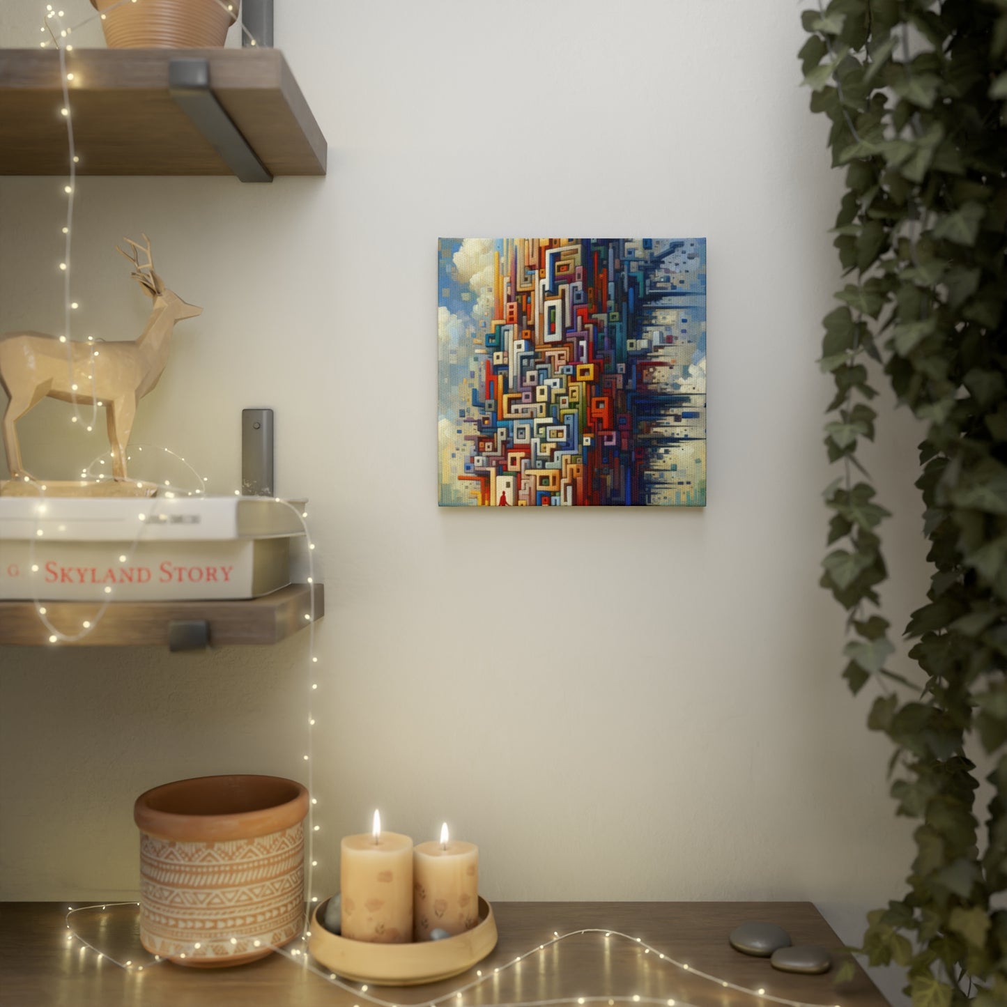 Architectural Endeavor Tapestry Canvas Photo Tile