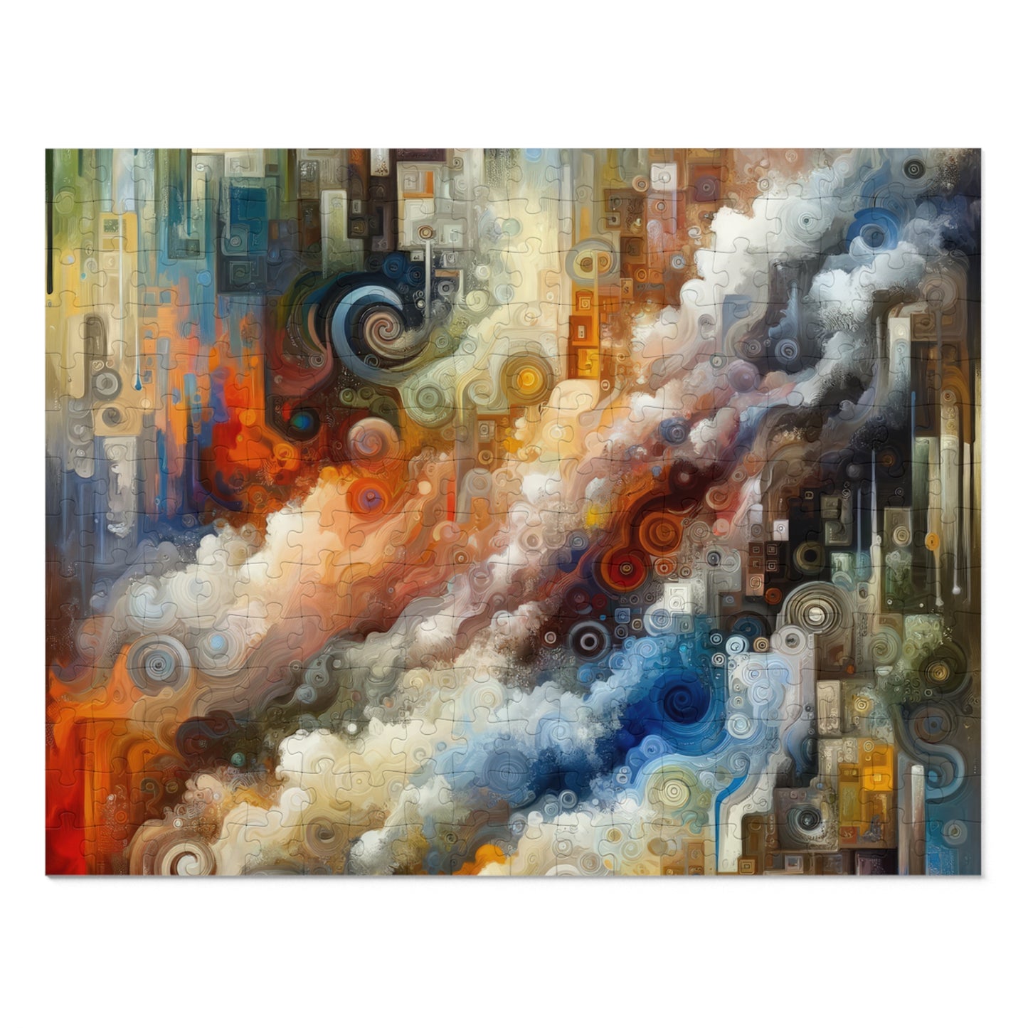 Tachist Unity Diversity Jigsaw Puzzle (30, 110, 252, 500,1000-Piece)