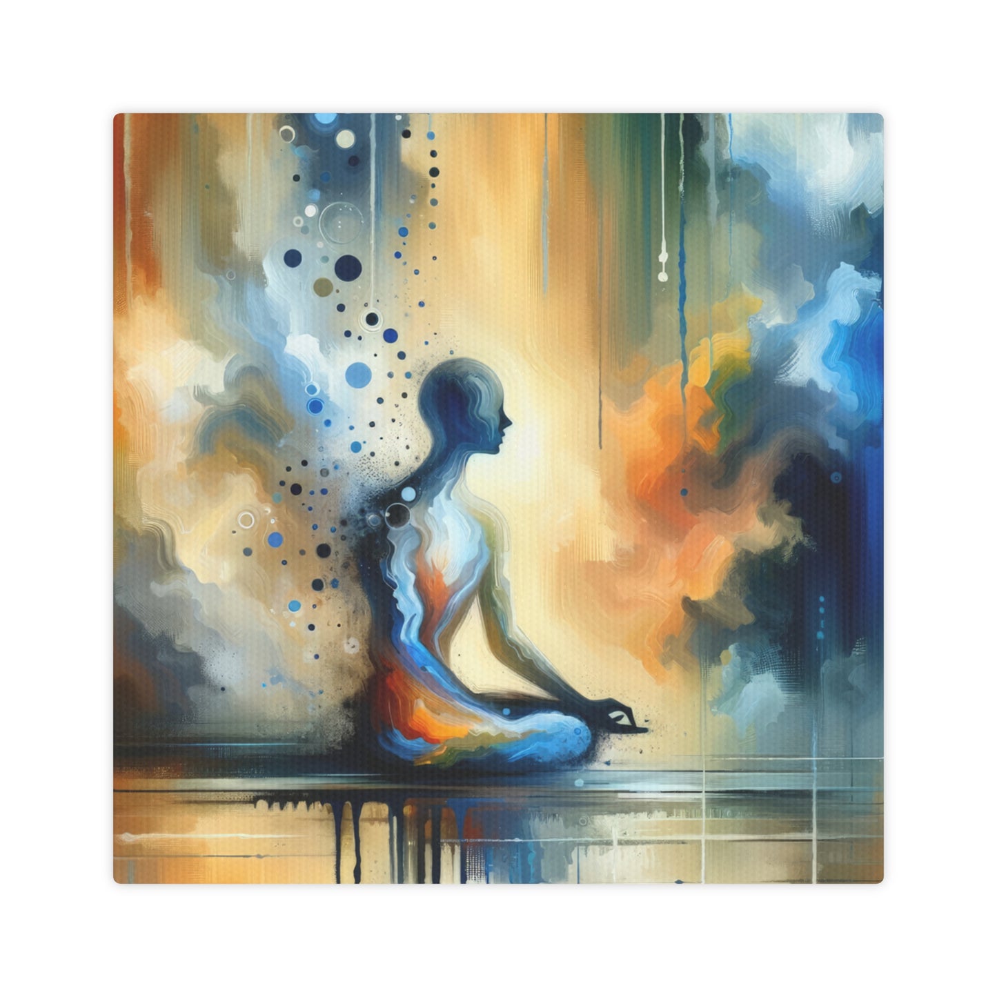 Resonance Abstract Healing Canvas Photo Tile