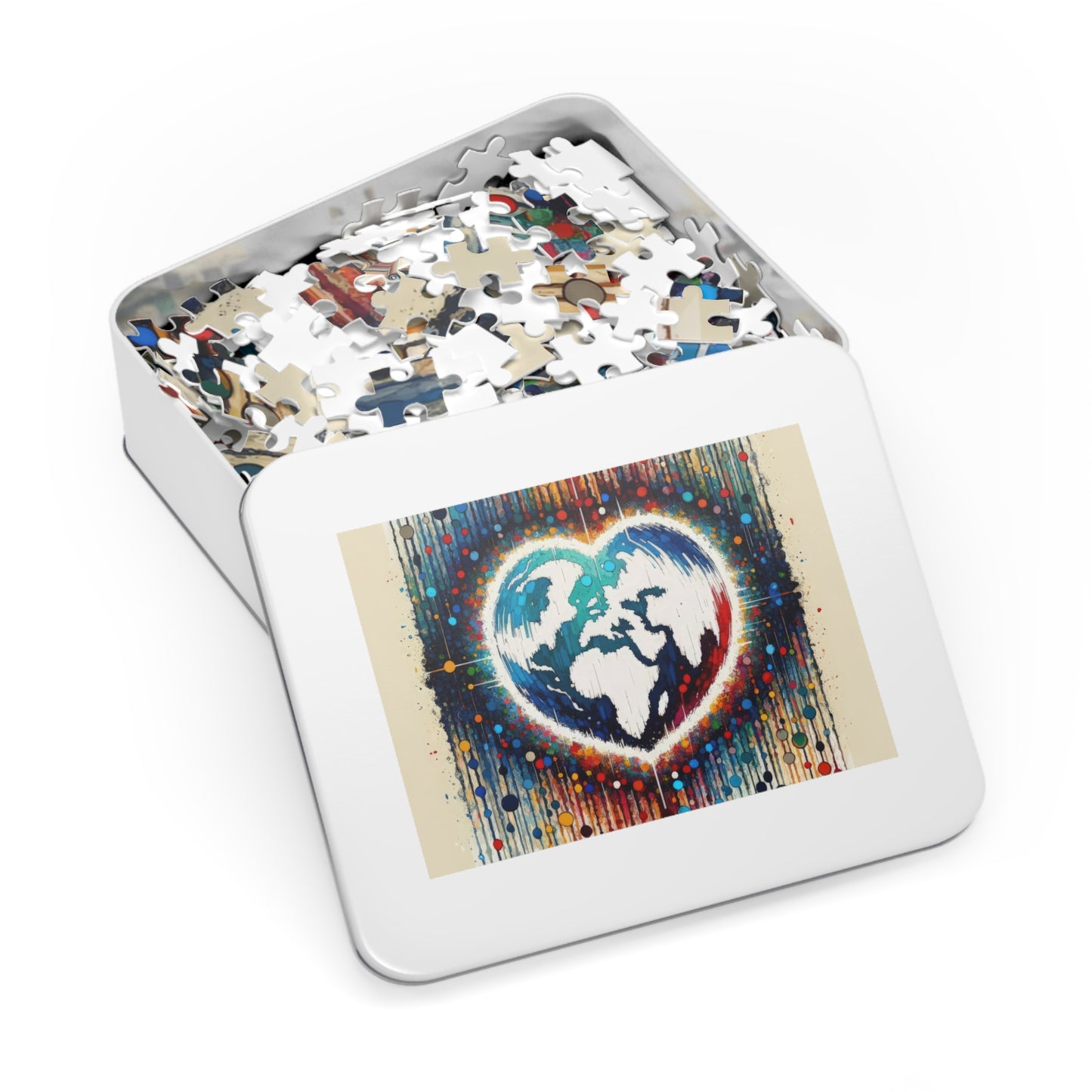 Heartbeats Synchronizing Peace Jigsaw Puzzle (30, 110, 252, 500,1000-Piece)