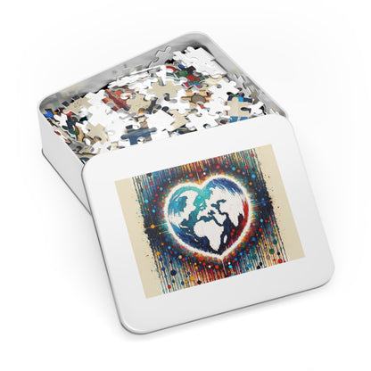 Heartbeats Synchronizing Peace Jigsaw Puzzle (30, 110, 252, 500,1000-Piece)