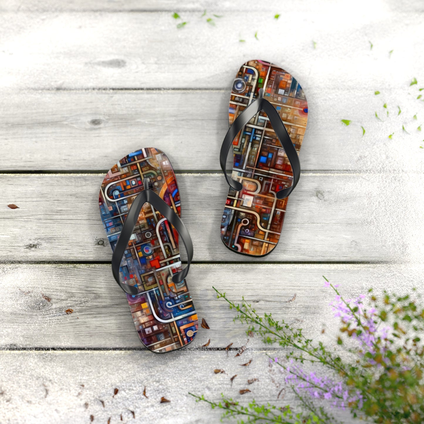 Grandest App Tapestry Flip Flops