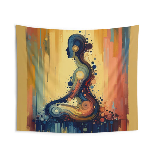 Patience Essence Tachism Indoor Wall Tapestries