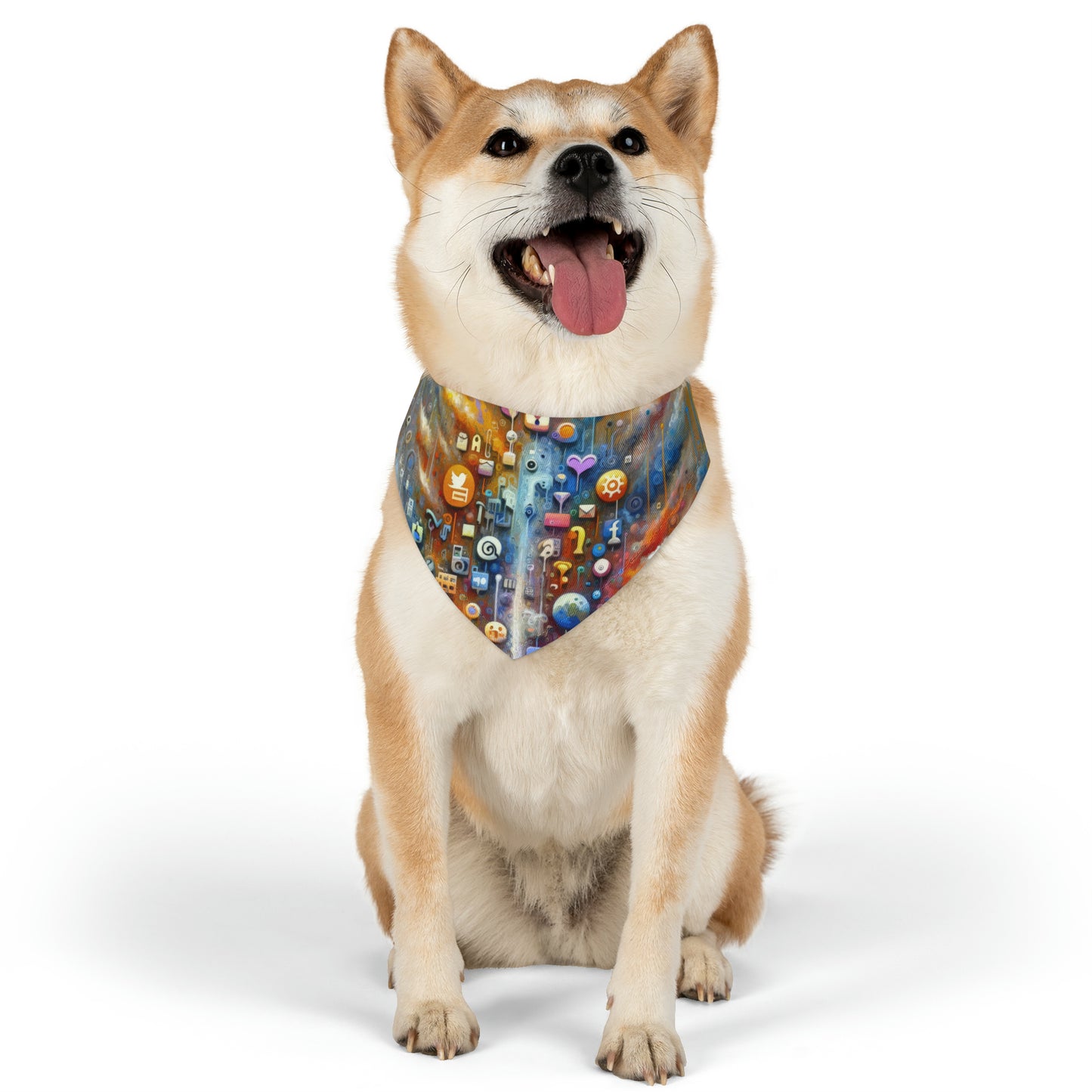 Digital Essence Revelation Pet Bandana Collar