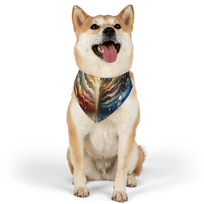 Linguistic Resonance Cascade Pet Bandana Collar