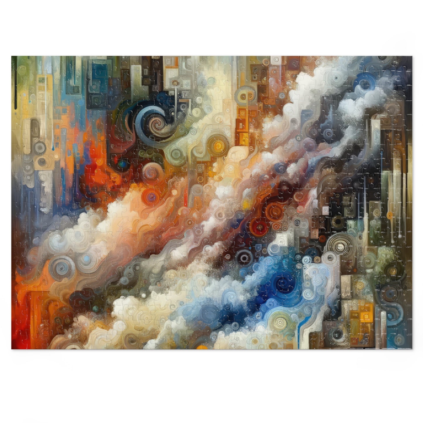 Tachist Unity Diversity Jigsaw Puzzle (30, 110, 252, 500,1000-Piece)