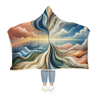 Tachism Confluence Harmony Snuggle Blanket