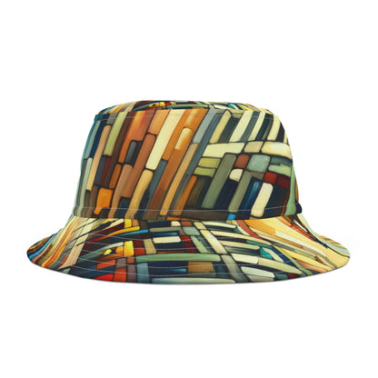 Cobbled Rhythm Heartbeat Bucket Hat (AOP)