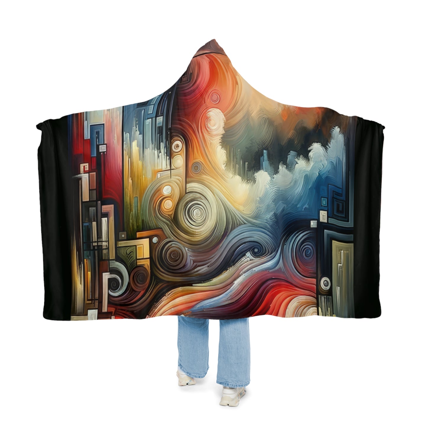 Tuning Essence Abstract Snuggle Blanket